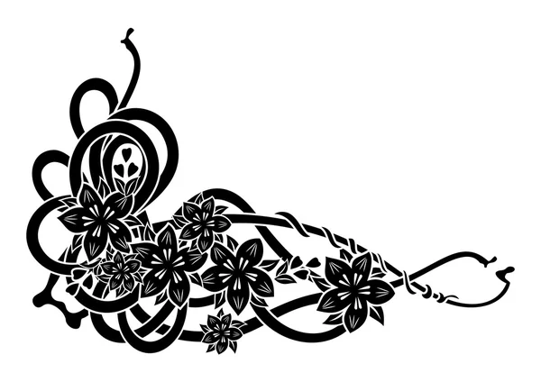 Abstract floral ornament — Stockvector