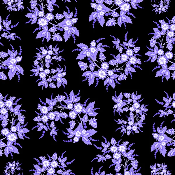 Fond floral sans couture — Image vectorielle