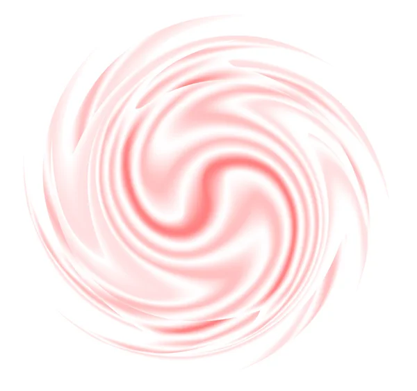 Abstracte gladde crème swirl — Stockvector