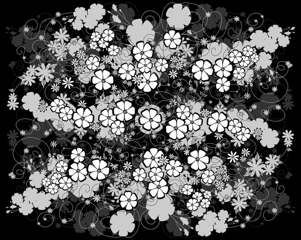 Fondo floral abstracto — Archivo Imágenes Vectoriales