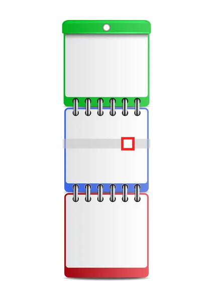 Calendrier de déchirure — Image vectorielle