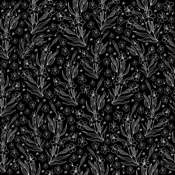 Modèle floral sans couture — Image vectorielle