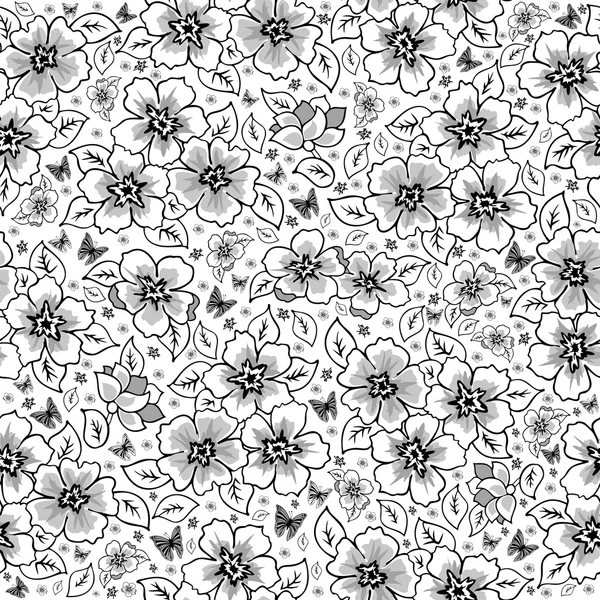 Seamless floral pattern — Stock Vector