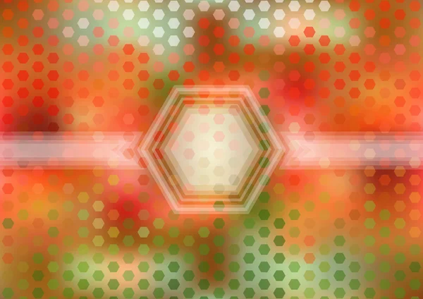 Colorful hexagonal background — Stock Vector