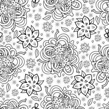 Kusursuz çiçek deseni