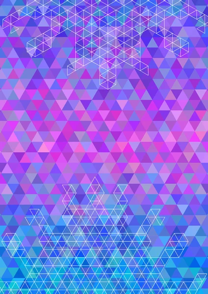 Abstract colorful triangle background — Stock Vector