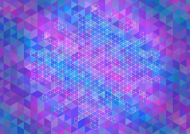 renkli üçgen arka plan 