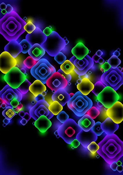 Abstracte neon achtergrond — Stockvector