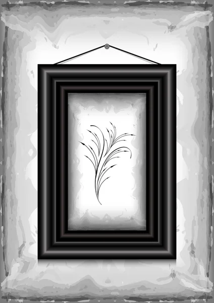 Frame on grunge texture background — Stock Vector