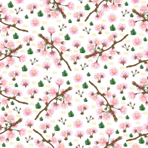 Seamless floral pattern — Stock Vector