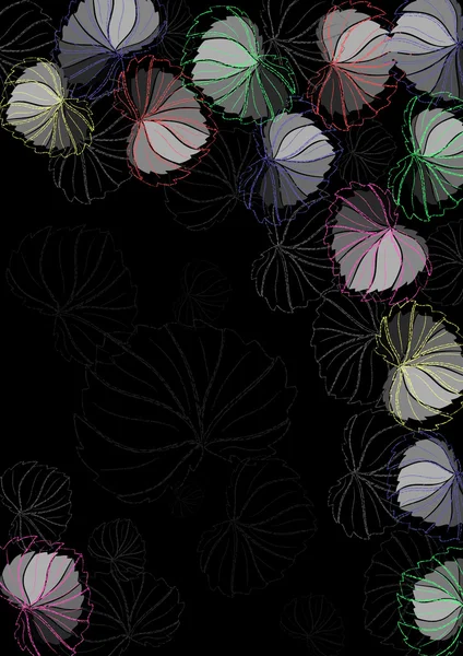 Fondo floral abstracto — Archivo Imágenes Vectoriales