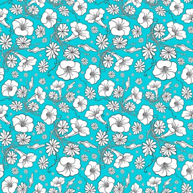 Kusursuz çiçek deseni 