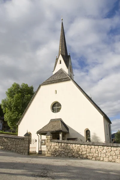 Kostel v alta badia — Stock fotografie