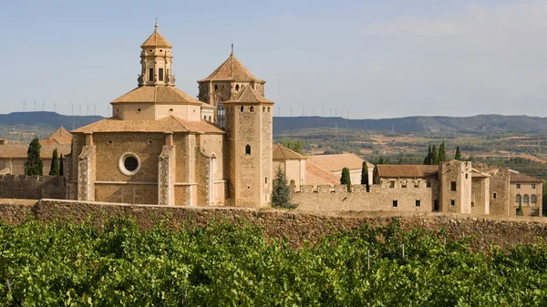 Monastic site of Poblet — Stock Photo, Image