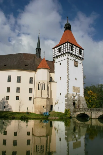 Torentje van blatna kasteel — Stockfoto