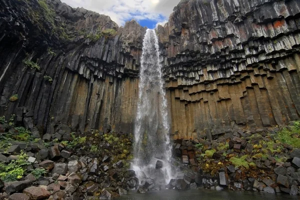Svartifoss waterfall Stock Image