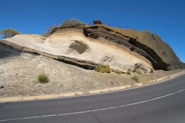 Vulkaniska strata — Stockfoto