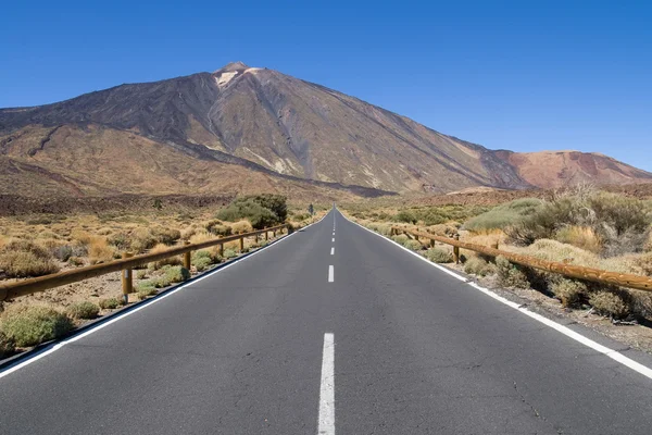 Road to Mount Teide — Stock Photo, Image