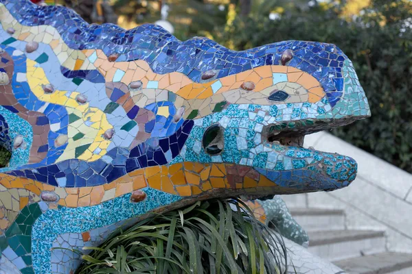 Park Guell Dragon — Stock Photo, Image