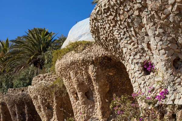 Carobs Viaduct, Park Guell — Stock Photo, Image