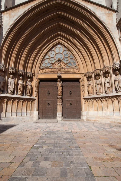 Portal of Tarragona Cathedral — Stock Photo, Image