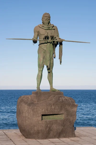 Sculpture of the Mencey Guanche Anaterve — Stock Photo, Image