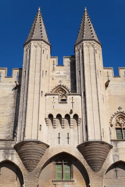 Palacio de los papas, Tourelles — Foto de Stock