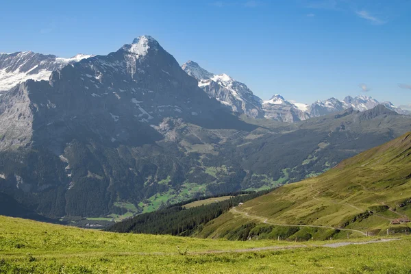 Eiger і Юнгфрау — стокове фото