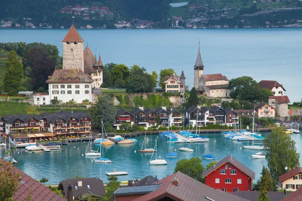 Bahía de Spiez — Foto de Stock