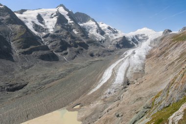 Grossglockner ve pasterze Buzulu