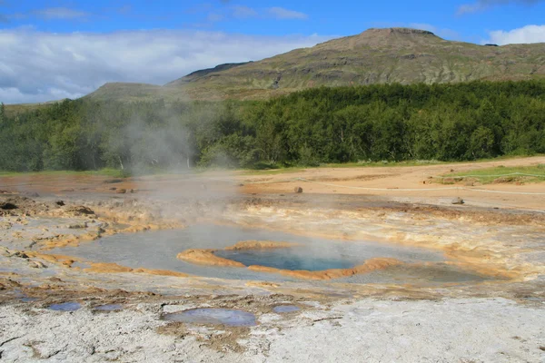 Geysir heiße Quellen — Stockfoto