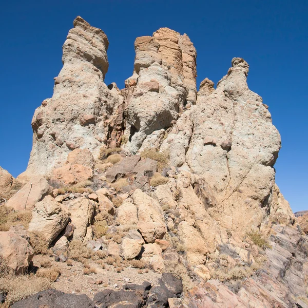 Roques de Garcia sopečných komínů — Stock fotografie