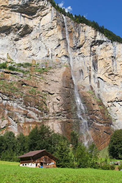 Lauterbrunnen şelale — Stok fotoğraf