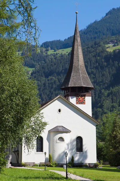 Lauterbrunnen church — Stock Photo, Image