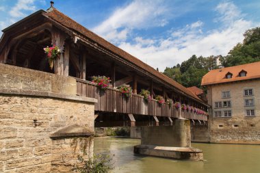 Fribourg 'daki Bern Köprüsü