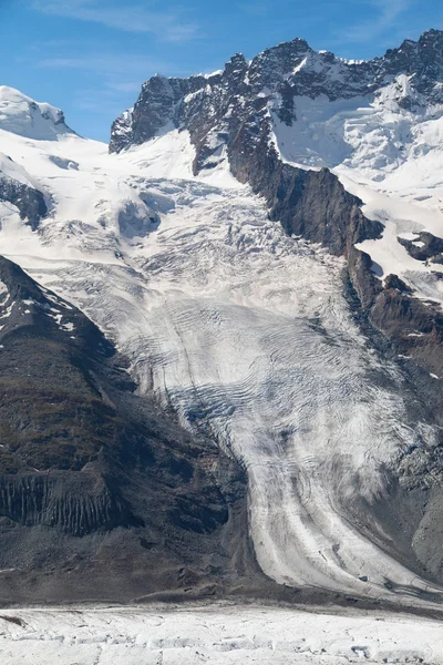 Schwarze gletsjer — Stockfoto