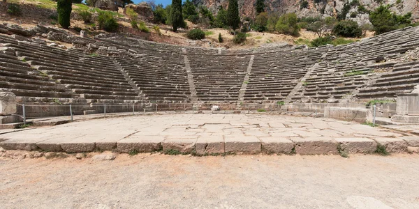 Antika teatern i Delfi — Stockfoto