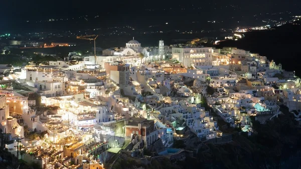 Fira by night — Stock Photo, Image