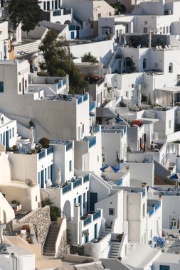 teraslar halinde fira, santorini