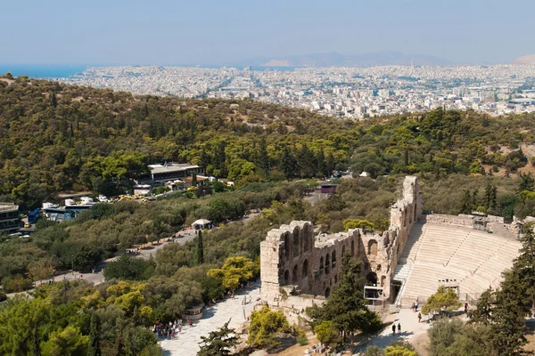 아테네에서 herodes odeon — 스톡 사진