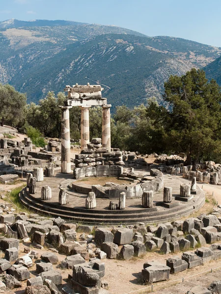 Tholos templet i Delfi — Stockfoto