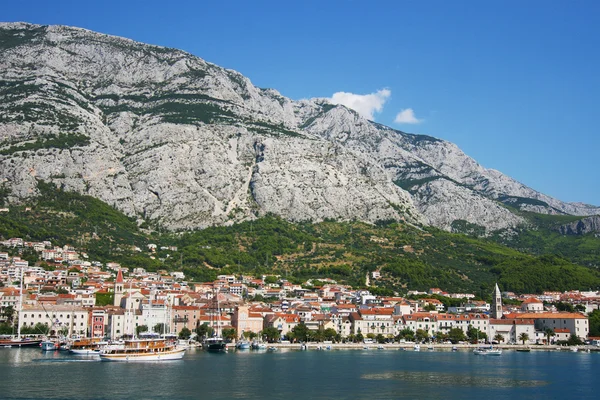 Byen Makarska - Stock-foto