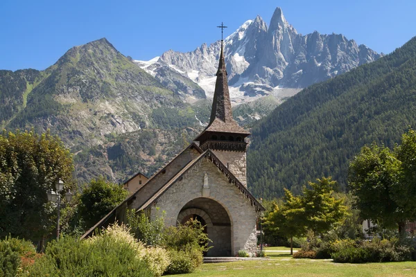 Les praz の美しく、drus の礼拝堂 — ストック写真