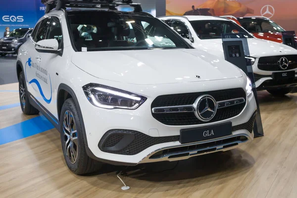 Barcelona Espanha Outubro 2021 Mercedes Benz Gla 250E Apresentado Automobile — Fotografia de Stock