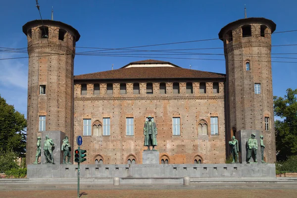 Palazzo Madama Casaforte Degli Acaja Turynie Włochy — Zdjęcie stockowe