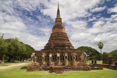 Sukhothai, Tayland 'da Wat Sorasak.