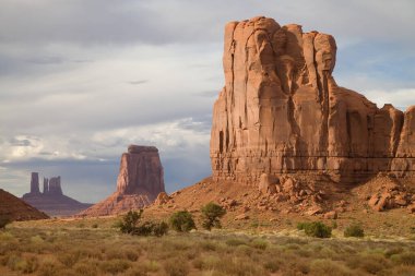 Arizona, ABD 'deki Anıt Vadisi' nin Kuzey Penceresi.