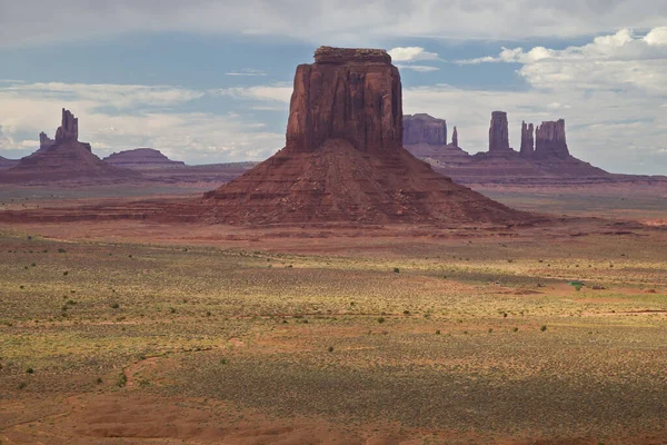 East Mitten Butte Artist Point Monument Valley Arizona Estados Unidos — Fotografia de Stock