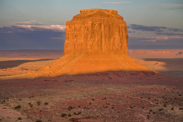 Merrick Butte Anoitecer Monument Valley Arizona Estados Unidos América — Fotografia de Stock