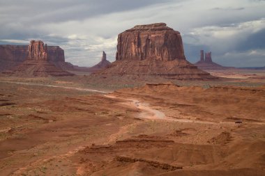 View from John Ford Point in Monument Valley, Arizona, United States.